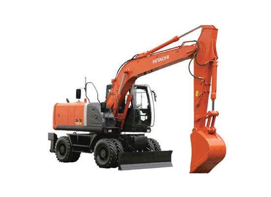 hitachi zx170w lastik tekerlekli ekskavatör